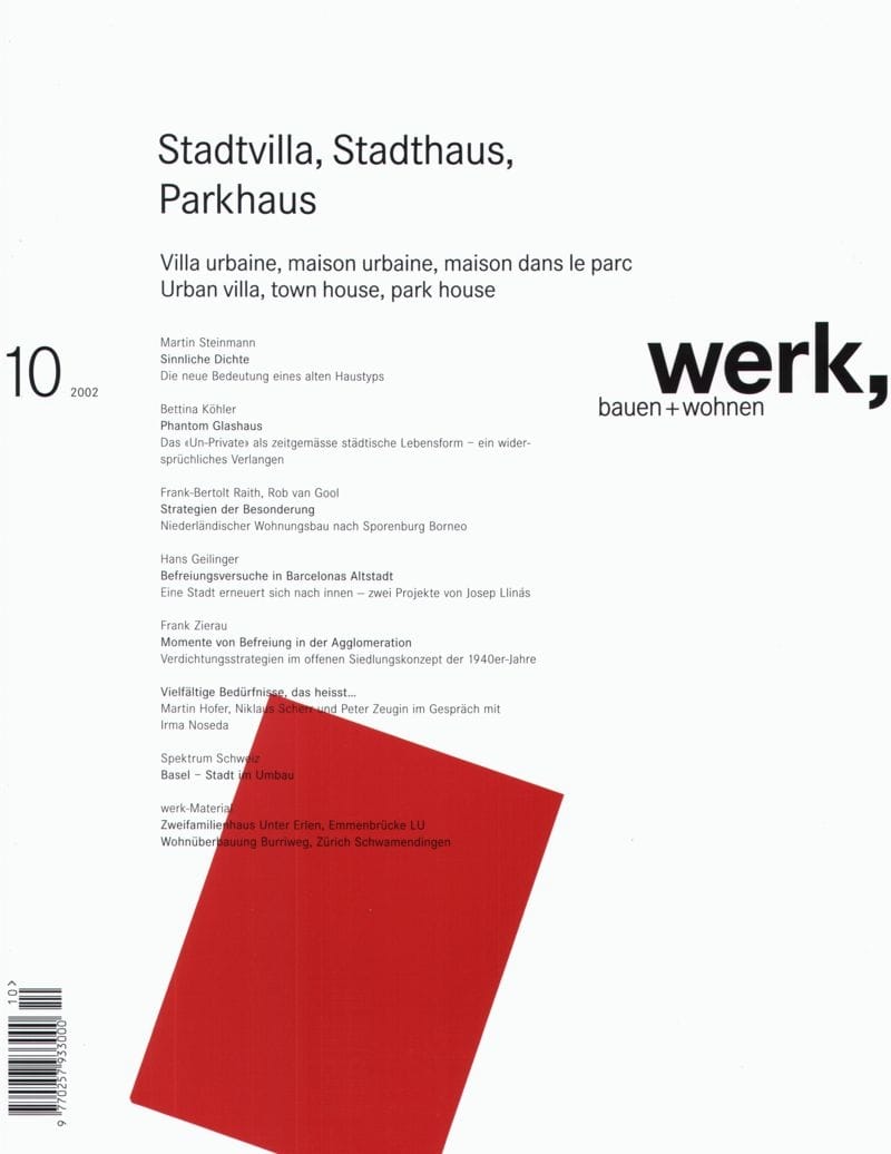 werk, bauen + wohnen